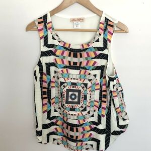 Mara Hoffman Tank Top Abstract Multicolor pattern